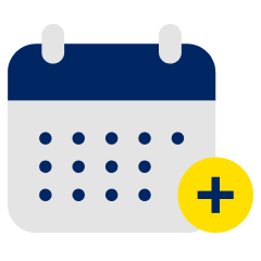 Calendar with Plus Sign