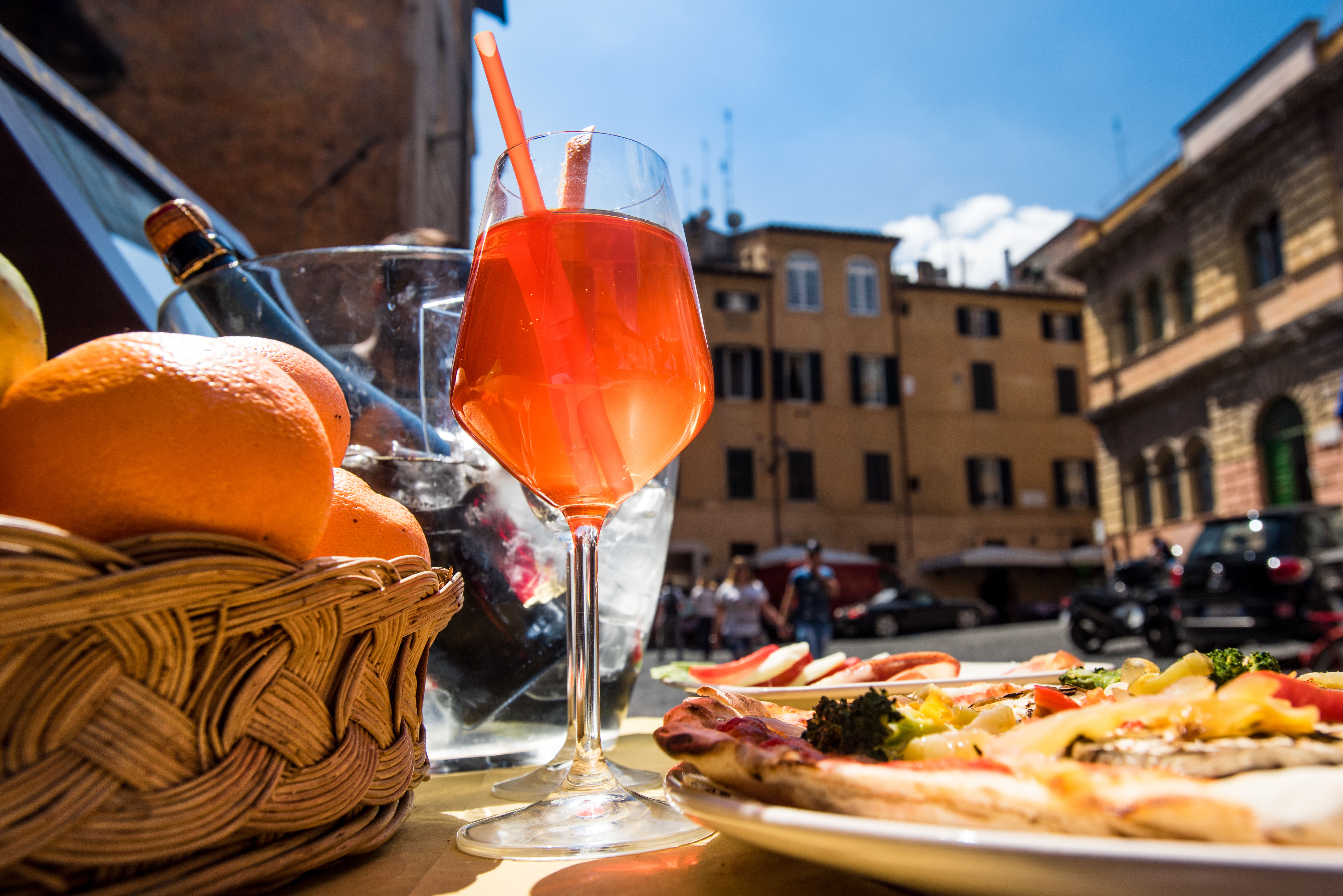 Aperol cocktail in Rome, Italy