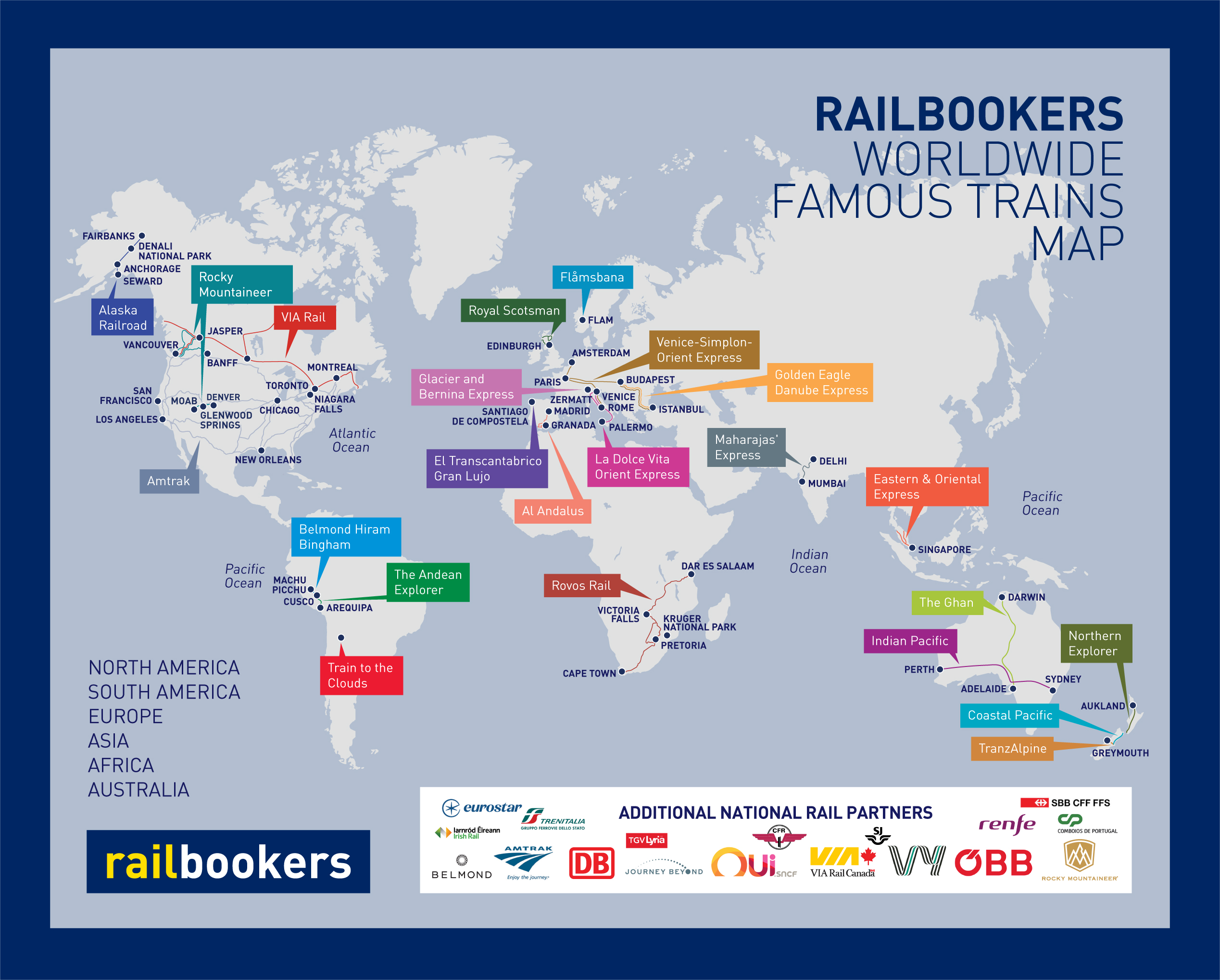 Worldwide Famous Trains