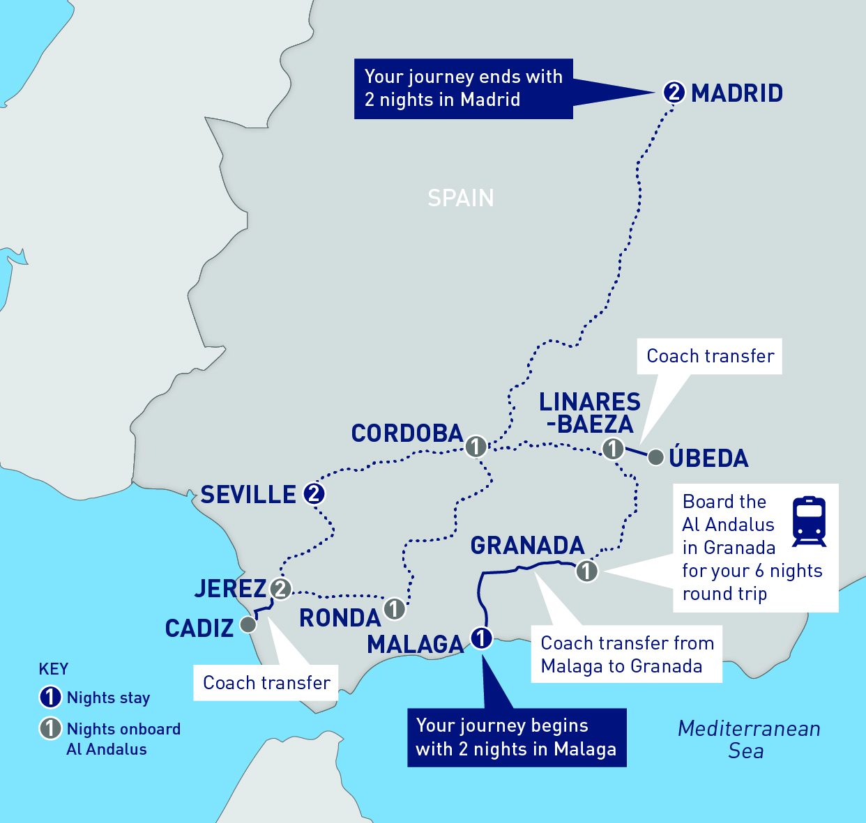 Al Andalus: From Malaga to Seville 2024