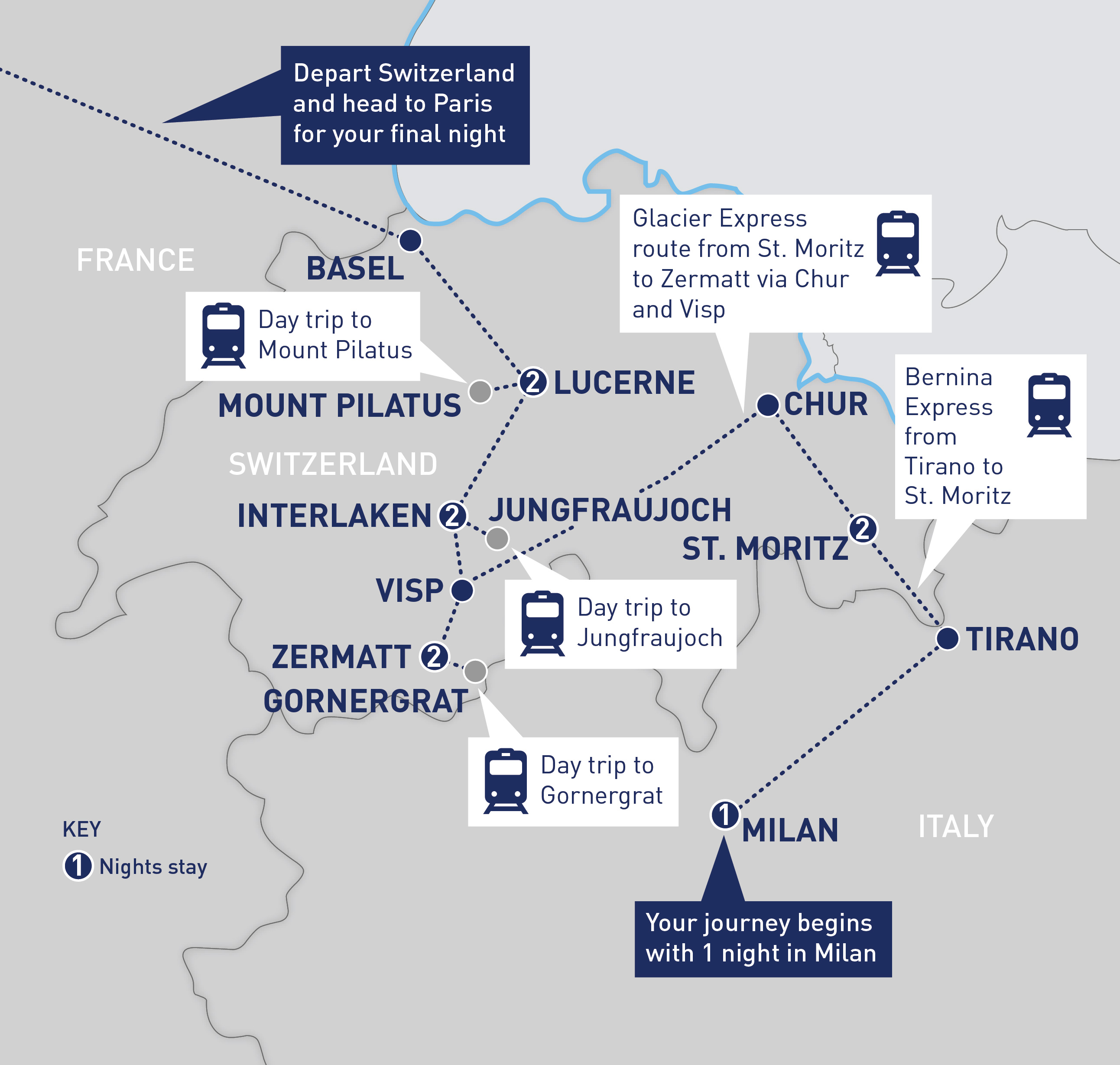 graven Uitgang dinsdag Grand Milan to Paris via the Ultimate Highlights of Switzerland |  Railbookers
