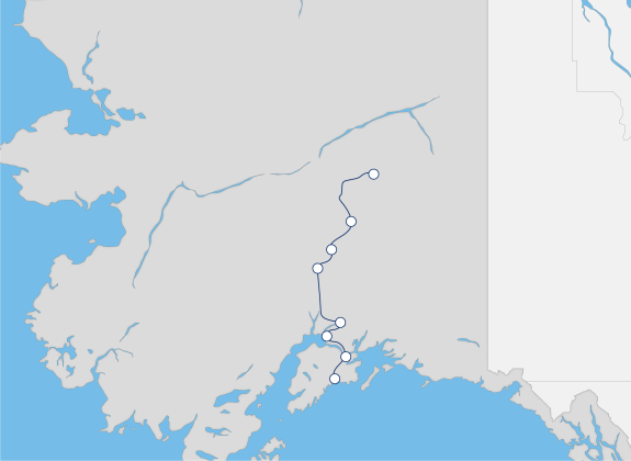 Alaska Railroad rail route