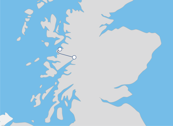 Jacobite Steam Train rail route