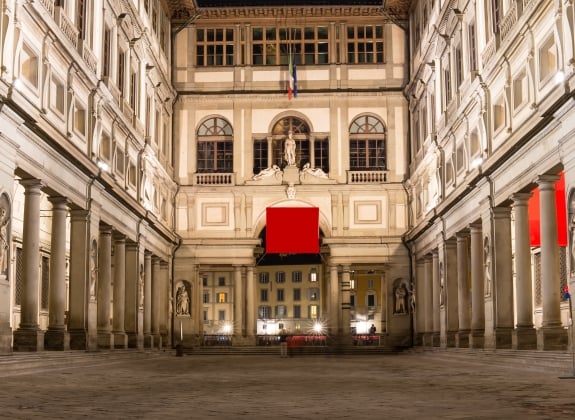 Uffizi Gallery, primary art museum of Florence Tuscany, Italy