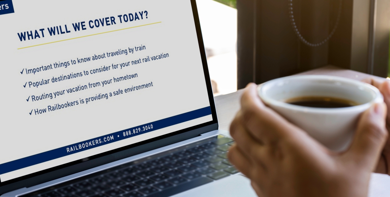 webinar details on computer screen for RBUS