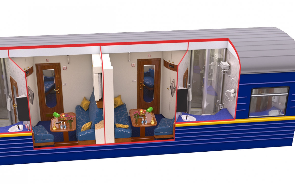 Gold Class onboard the golden eagle trans siberian day view diagram