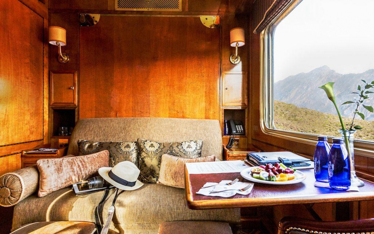 Luxury Suite onboard the Blue Train