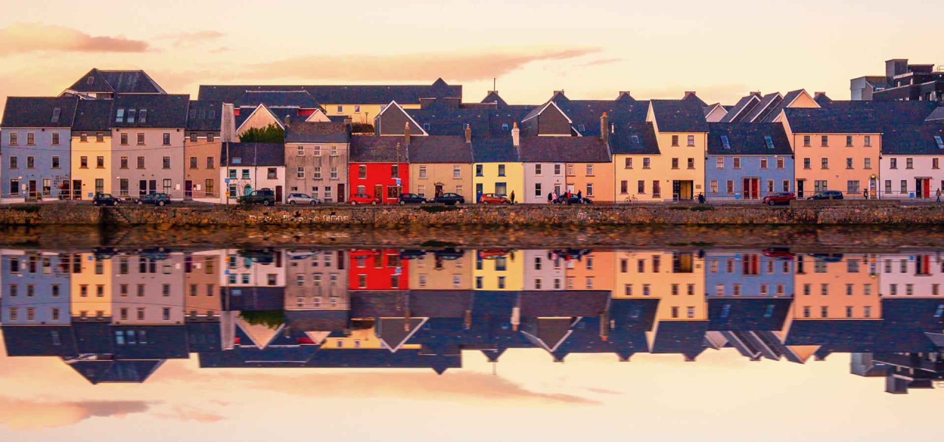 Panoramic view of Galway, Ireland