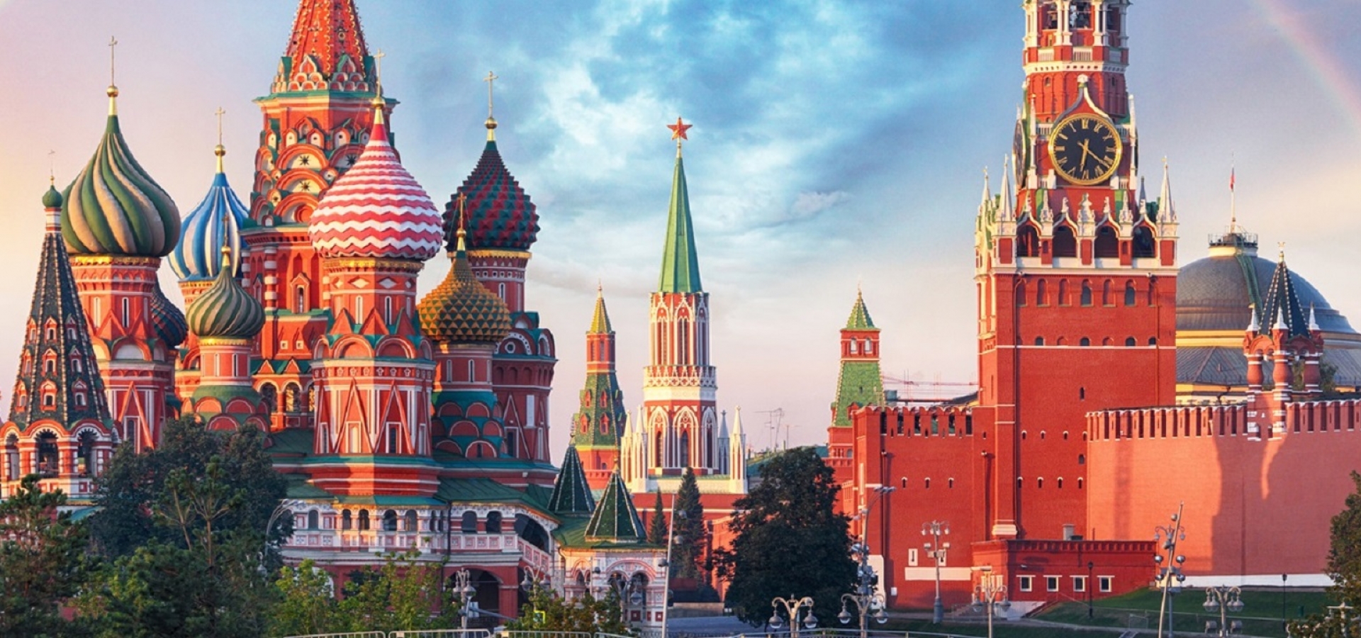 Red Square in Moscow Russia 1800x600
