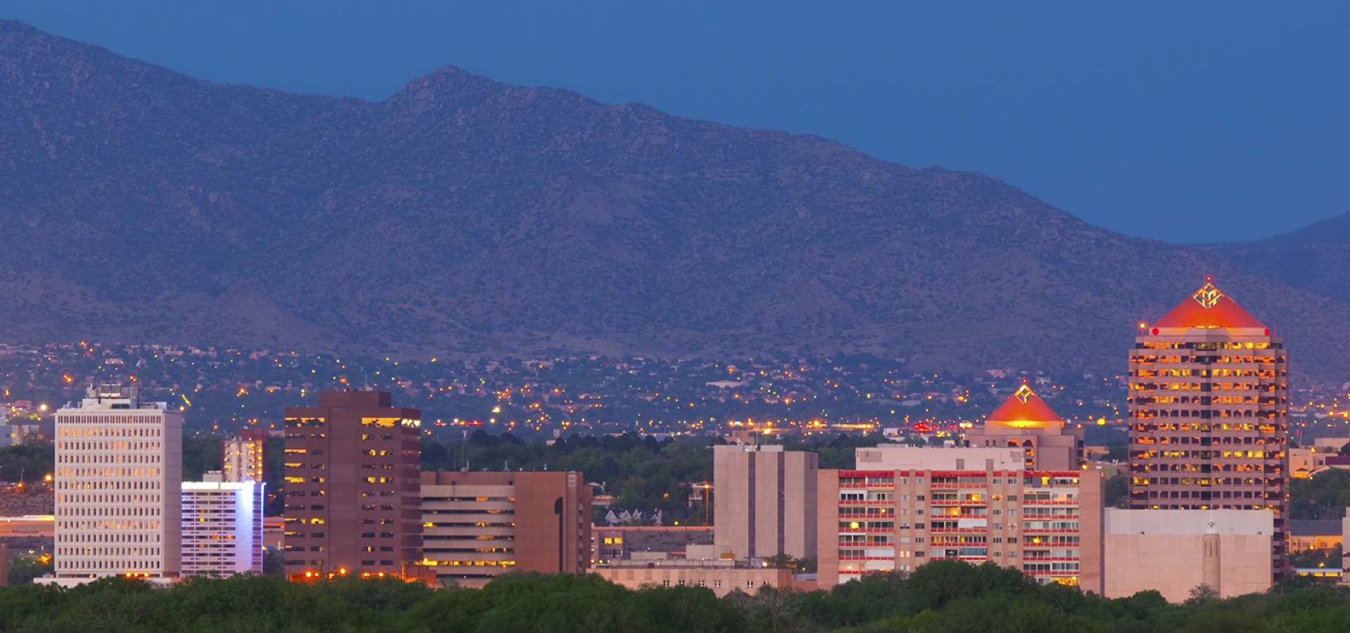 Albuquerque skyline at Dusk Albuquerque skyline at Dusk