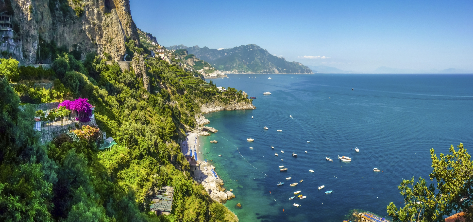 Amalfi Coast panorama, Campania, Italy