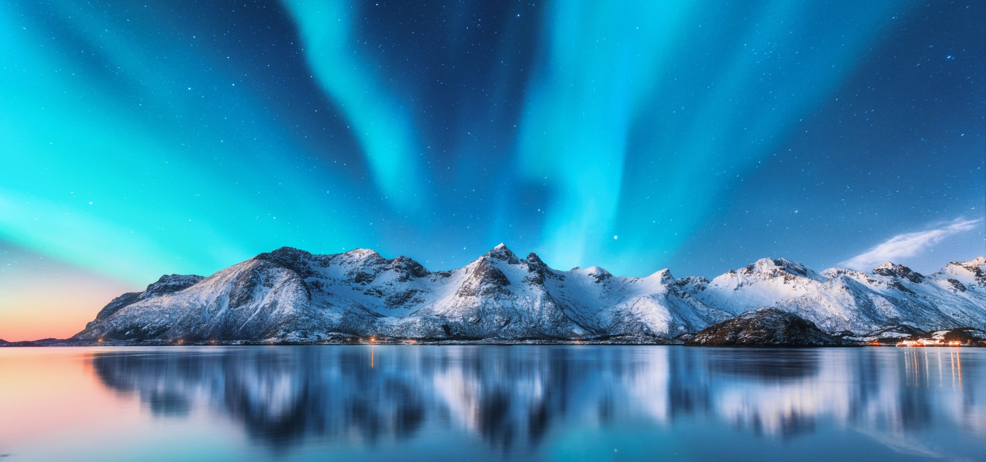 Northern Lights in Lofoten Islands, Norway