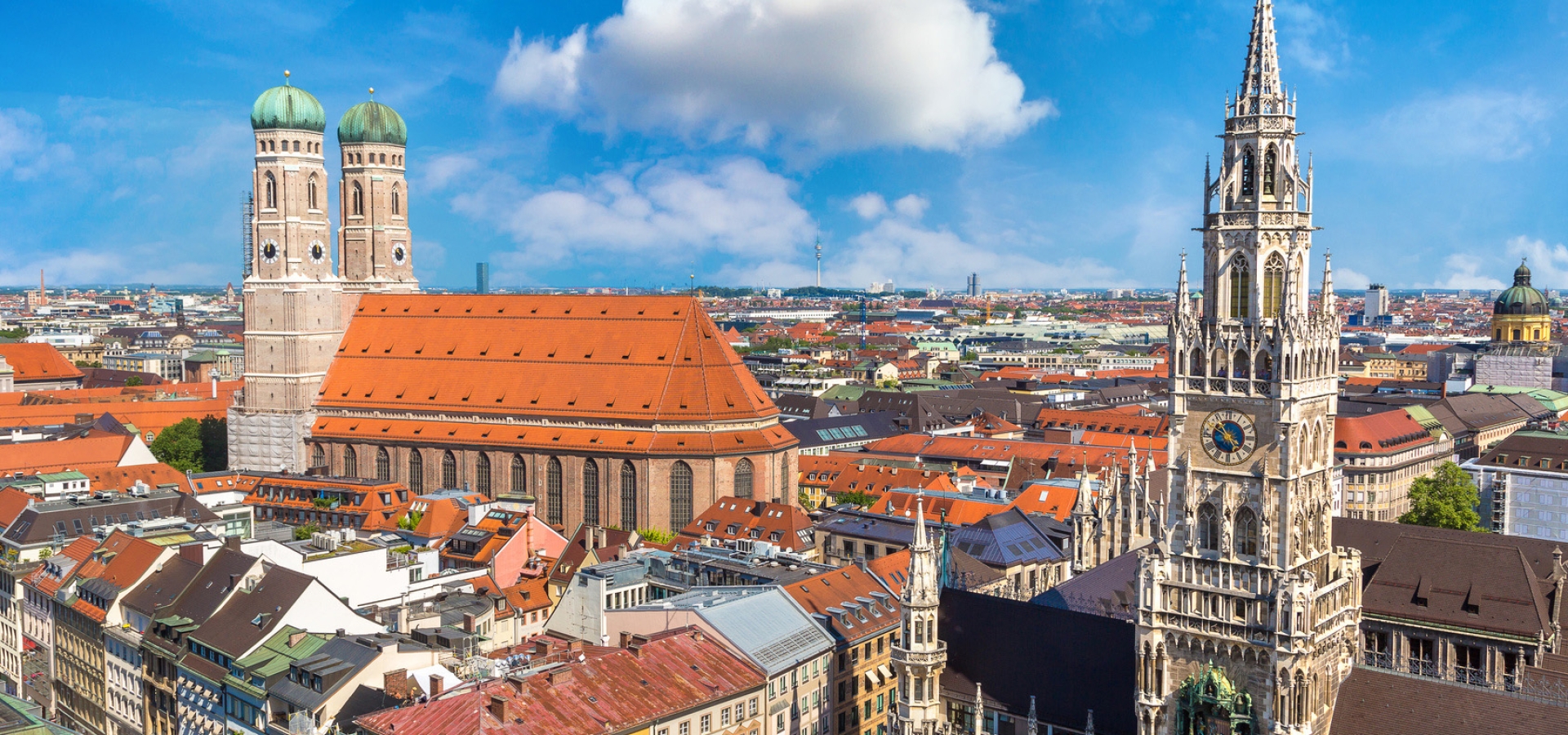 Panoramic view of Munich, Germany