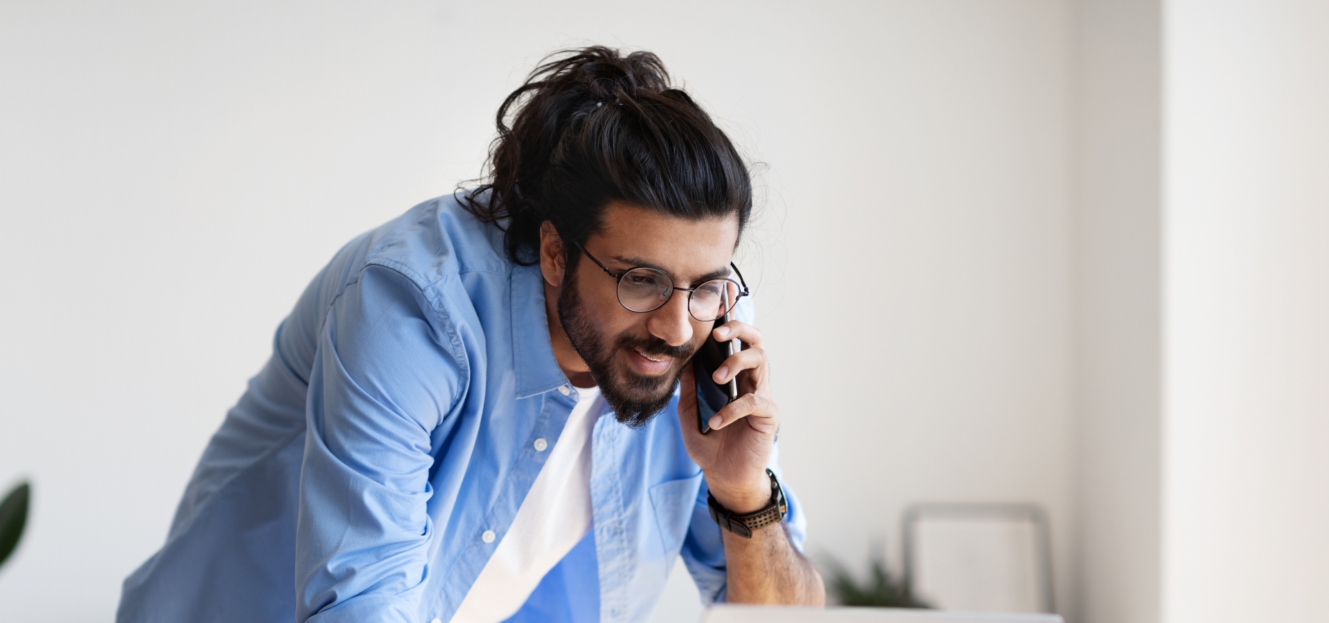 man working in product build career