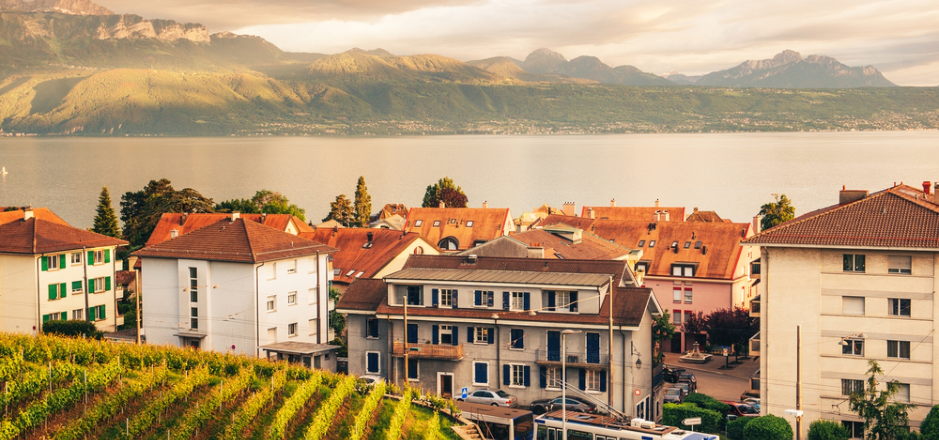 Lausanne Switzerland vineyards