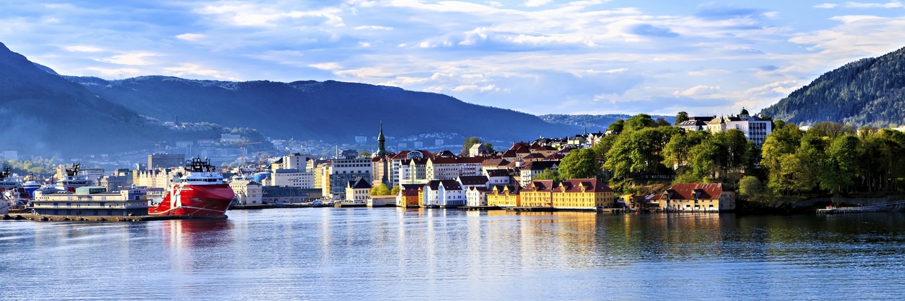 Bergen from the water