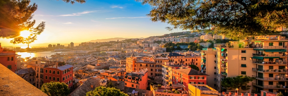 Genoa Cityscape Sunset hero