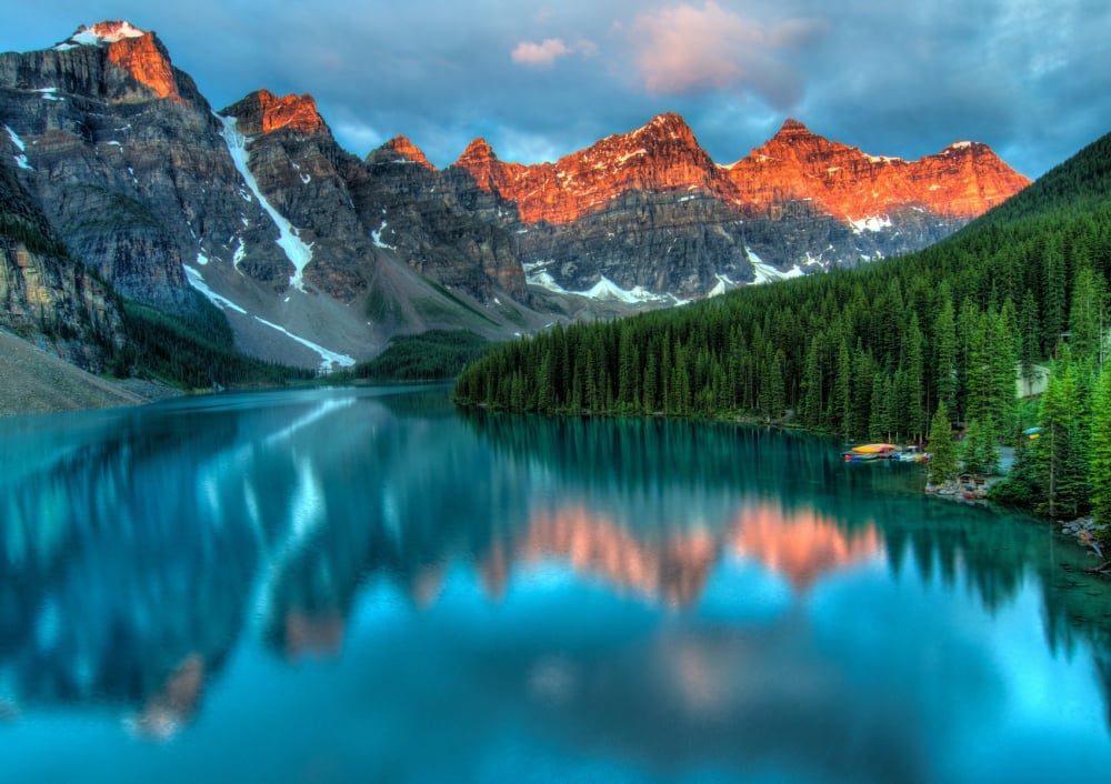 Alberta Banff Moraine Lake View