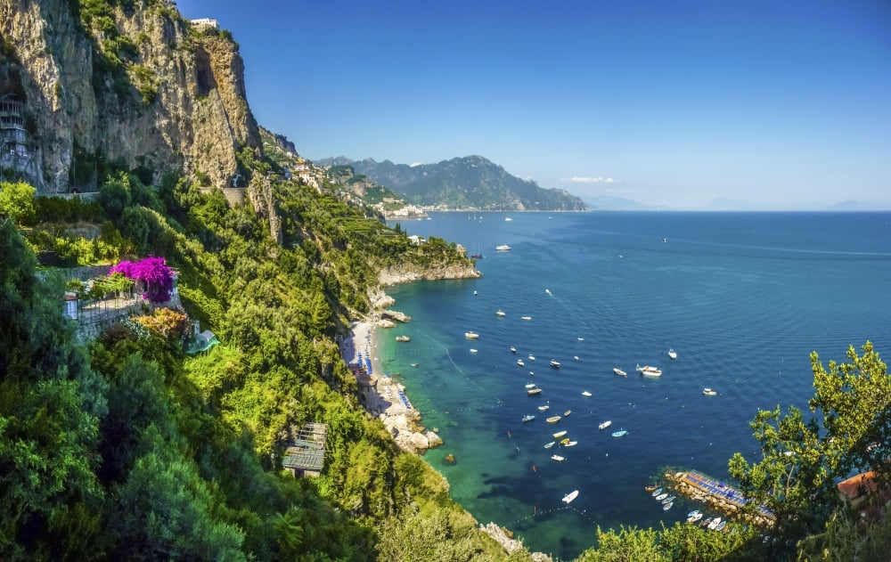 Amalfi Coast panorama, Campania, Italy
