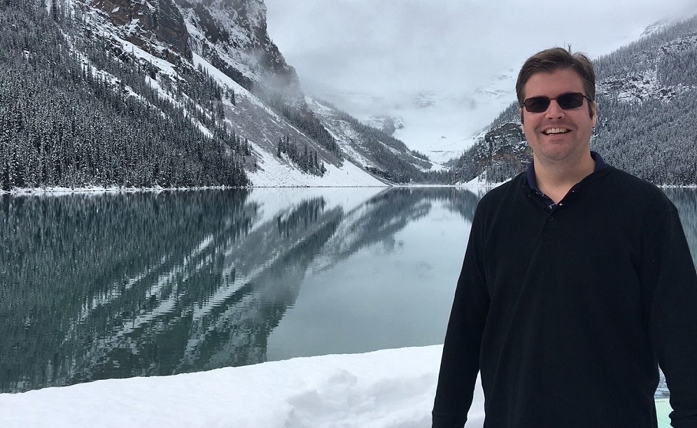 Kyle at Lake Louise Canadian Rockies