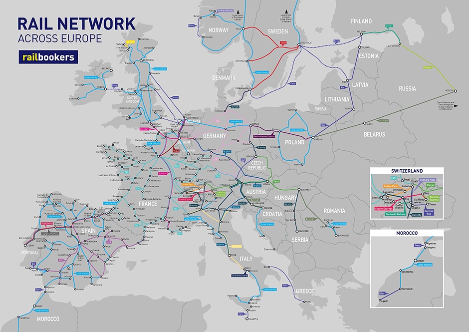 TRAIN TRAVEL IN EUROPE