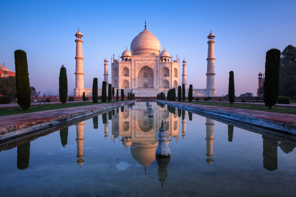 Taj Mahal in Agra, Uttar Pradesh, India