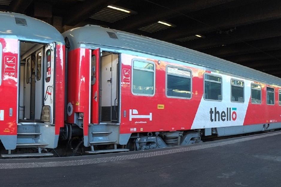 Travel overnight from France to Italy onboard Thello with Railbookers