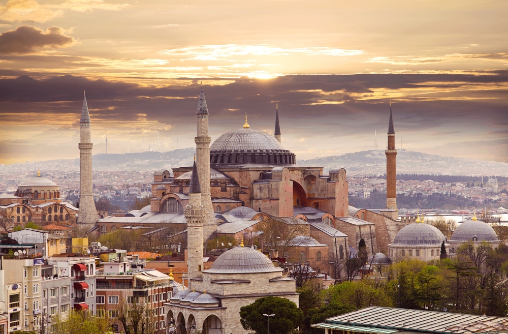 hagia-sophia-istanbul-world-famous-monument-of-byzantine-architecture, blue mosque