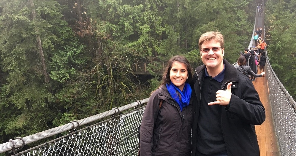 Kyle and Jackie in Vancouver