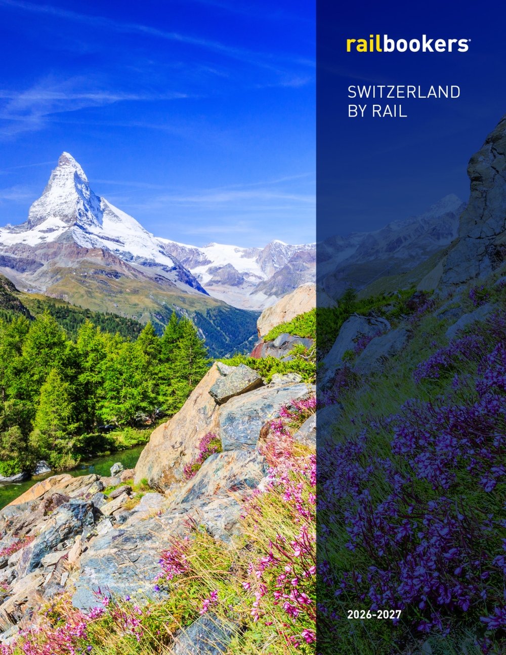 Railbookers switzerland by rail brochure cover